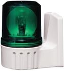QLight S80AU Bulb Revolving Peringatan Light, warna hijau, Mempekerjakan Tenaga Sistem Transmisi Khusus