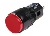Merah lampu LED Digital kecepatan indikator Φ16mm lubang dengan frekuensi getaran 2Hz - 80Hz