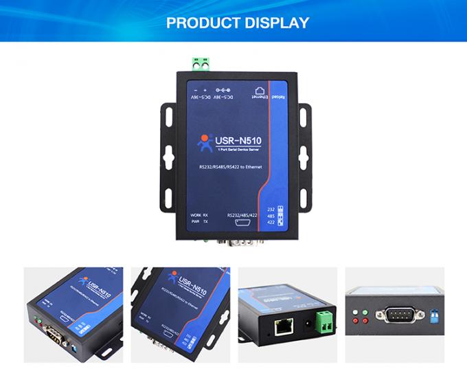 PUSR USR- N510 Industrial Modbus Gateway Serial RS232 RS485 RS422 ke Ethernet Converter dengan perintah AT Fungsi Perangkat IoT 3