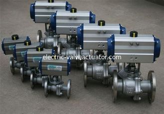 Bola katup aktuator listrik katup di / seri GT dan aluminium paduan blok silinder