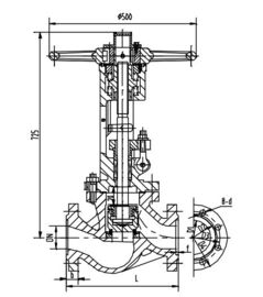 Harga yang bagus Chromium Molybdenum Alloy Steel Electric Valve Actuator, Check nilai J41Y DN80 DN100 on line