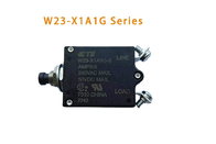 1pole 7.5A Panel Mount Thermal Circuit Breaker Dengan Push Pull Actuator W23-X1A1G-7.5
