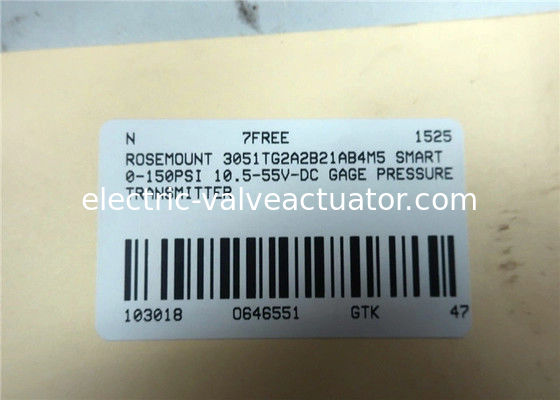 Harga yang bagus Rosemount 3051TG In-Line Pressure Transmitter 3051TG2A2B21BB4M5I5 -14.7 sampai 150PSI on line