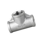 Perempuan Internal Thread Tee Pipe Fitting Stainless Steel DN6-DN100 Valve Pipe