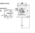 Getaran rotasi kecepatan Sensor suhu untuk pengolahan