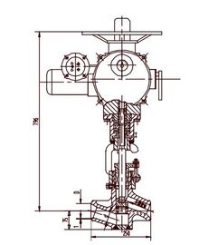 Harga yang bagus Chromium Molybdenum Alloy Steel Electric Valve Actuator, Cut-off katup J961Y DN40 ~ DN50 on line