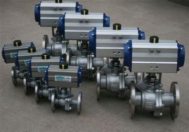 Bola katup aktuator listrik katup di / seri GT dan aluminium paduan blok silinder
