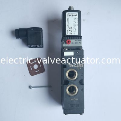 Harga yang bagus BURKERT Pilot operated Solenoid Valve 6519 Series 137423 6519AK-H08 O-NM82-B5-024/DC-02 on line