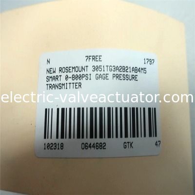 Harga yang bagus Rosemount 3051TG In Line Pressure Transmitter 3051TG3A2B21AB4 14,7 hingga 800PSI on line
