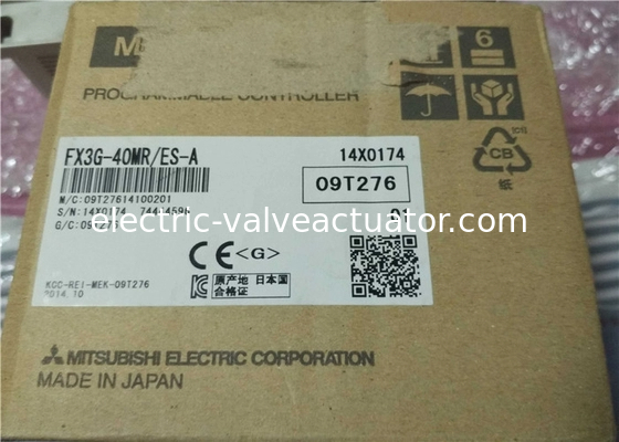 Harga yang bagus 14 - 256 Titik I/O Mitsubishi PLC Kontroler Logika Programmable FX3G-40MR/ES-A on line