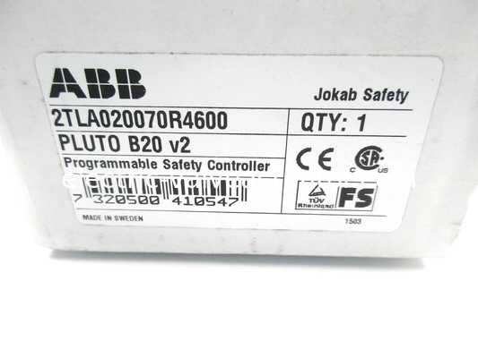 Harga yang bagus ABB 2TLA020070R4600 Programmable Safety Controller StatusBus 24 V DC Failsafe 16 1.5A on line