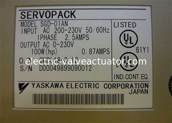 Harga yang bagus Yaskawa SGD-01AN AC Servo Drives Servopack 100 WATT 1PHASE OUTPUT 0-230 VAC on line