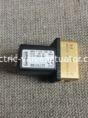 Harga yang bagus BURKERT 126139 Solenoid Valve - Tipe 6014 Brass Solenoid Valve G1/4 110V AC on line