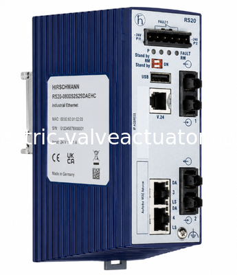 Harga yang bagus Hirschmann RS20-0400M2M2SDAEHC Rugged Industrial Network Infrastructure Switch untuk Sistem Kontrol on line