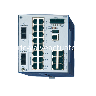 Harga yang bagus Hirschmann RS20-2400S2S2SDAEHC Rail Switch dengan Fiber Uplink untuk Komunikasi Jaringan Industri on line
