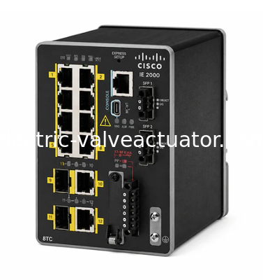 Harga yang bagus Cisco IE-2000-8TC-B Industrial Managed Switch 10-Port 8x 10/100 Fast Ethernet + 2x Uplink Ports Seri IE2000 on line