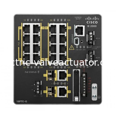 Harga yang bagus Cisco IE-2000 Industrial PoE Managed Switch 16-Port Fast Ethernet dengan Gigabit SFP Uplink LAN Base IE2000 Series Industrial Network Switch on line