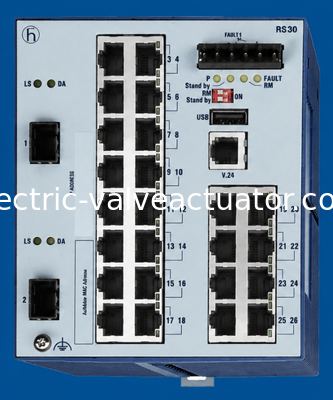 Harga yang bagus Hirschmann RS30-2402O6O6SDAEHC Industrial Ethernet Switch. Platform Jaringan Lanjutan untuk Komunikasi Industri. on line