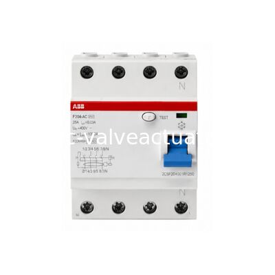 Harga yang bagus ABB 2CSF204401R1950 F204 A-125/0.03 AP-R Pemutus Arus Sisa 125A 4 Kutub on line