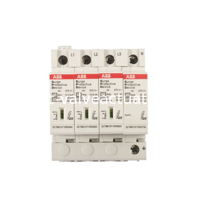 Harga yang bagus ABB 2CTB815710R0700 Perangkat Pelindung Lonjakan Arus SPD Tipe 1+2 3P+N 275V Pelindung Lonjakan Petir on line