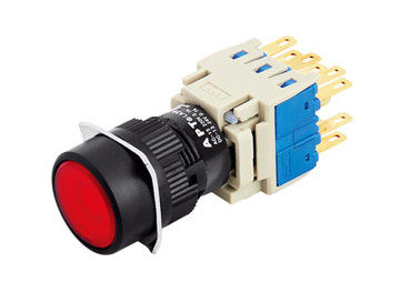 Harga yang bagus Kecepatan putaran / persegi Digital indikator φ16mm Diameter dengan warna Push Button on line