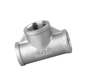 Harga yang bagus Perempuan Internal Thread Tee Pipe Fitting Stainless Steel DN6-DN100 Valve Pipe on line