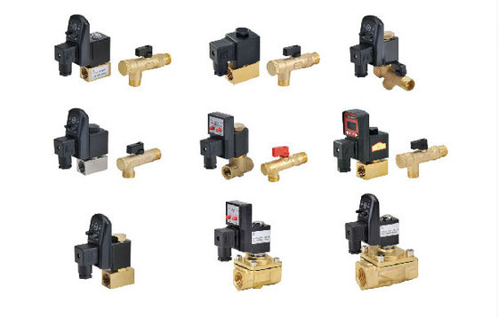 Harga yang bagus RPT Straight Brass Electronic Drain Valve 15mm RPT-10K-25 on line