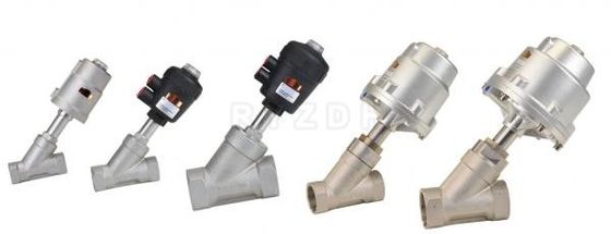Harga yang bagus PN1.6 Katup Kursi Sudut Piston Dua Arah SS316L Katup Pembuangan Otomatis on line