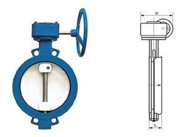 Harga yang bagus RVHXRVCX bebas naik batang tangguh duduk gerbang butterfly valve pembangkit 1.0MPa on line