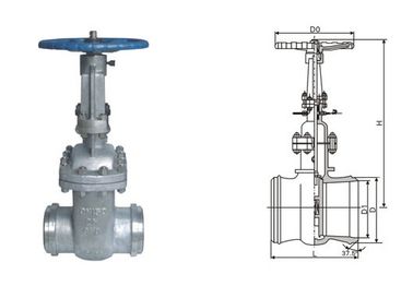 Harga yang bagus DS / Z64H pipa Cast steel pintu gerbang katup air dimeteraikan oleh flange dan pengelasan on line