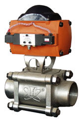 Harga yang bagus XQF-2 Explosion Proof pneumatik bola katup untuk kinerja tinggi sistem pengapian / Steam pipa on line